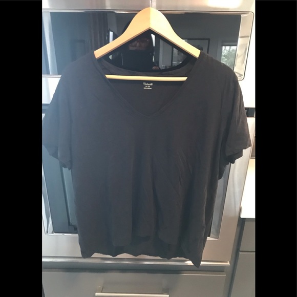 Madewell basic V neck T-shirt back EUC - Picture 4 of 8